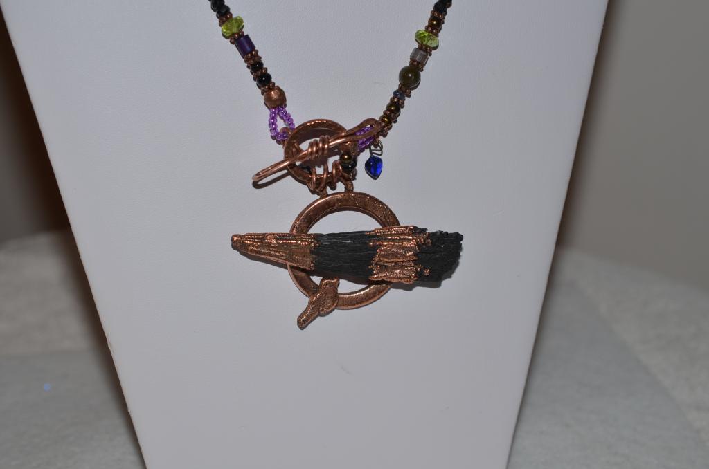 black kyanite necklace